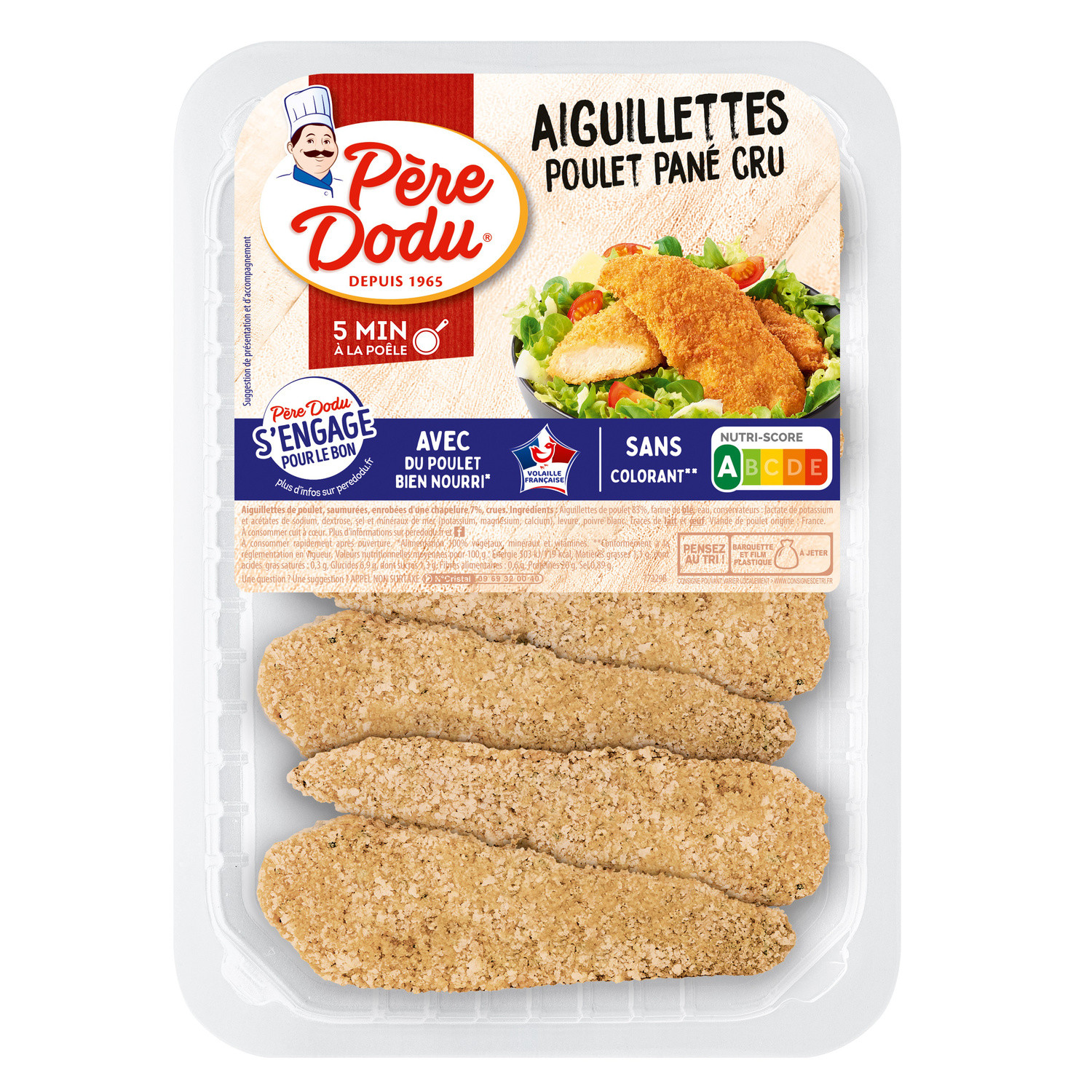 Aiguillette de poulet panée PERE DODU