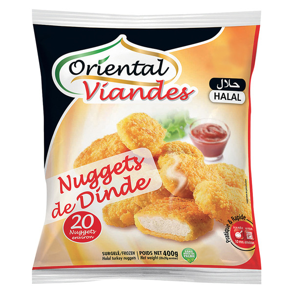 Nuggets dinde surgelé 