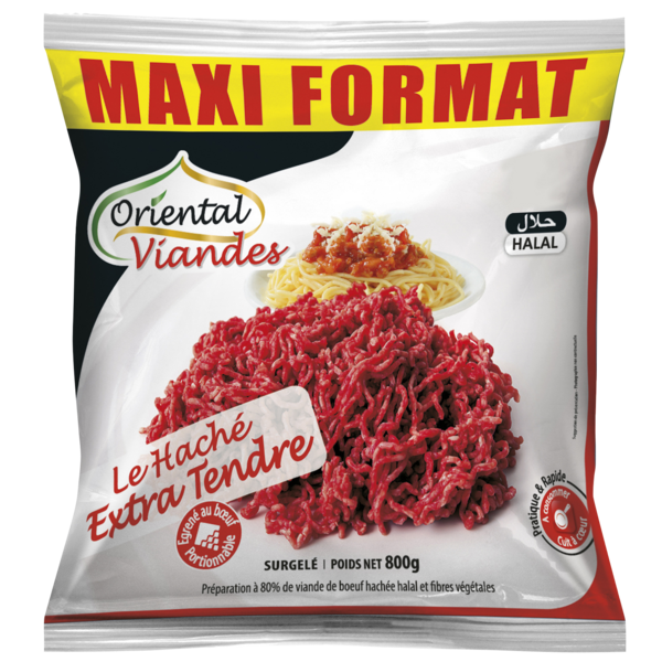 Le Haché Extra tendre Halal surgelé 