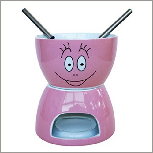 Set à fondue pour chocolat porcelaine rose - Sé...