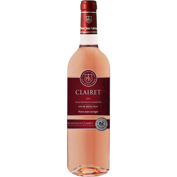 PIERRE JEAN LARRAQUÉ A.O.P. Bordeaux Clairet code EAN 3438910865834 
