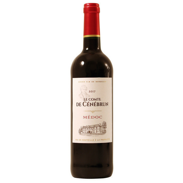 le-comte-de-cenebrun A.O.P. Médoc rouge 3438910873365 (3438910873365)