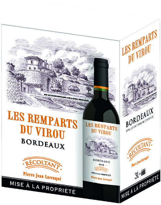 AOP** BORDEAUX ROUGE “LES REMPARTS DU VIROU” 3438910874126 (3438910874126)