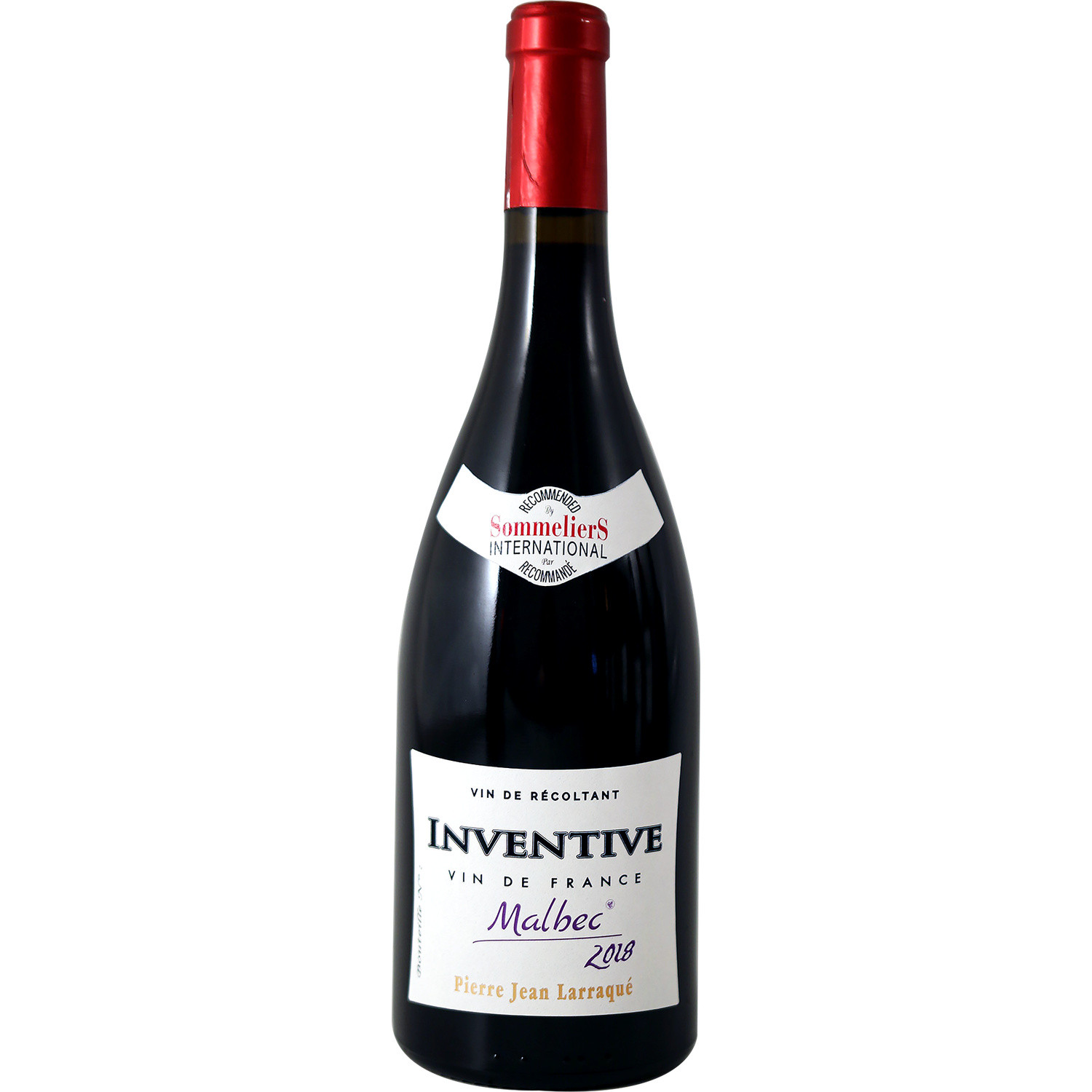 Vin rouge malbec INVENTIVE PIERRE JEAN LARRAQUE