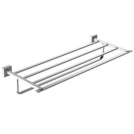 Porte serviettes Moderne 56 cm Chrome