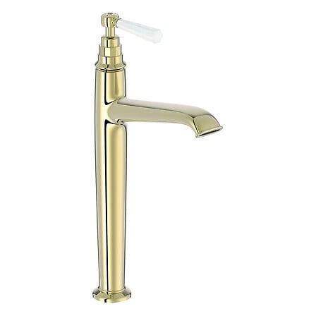 Mitigeur lavabo rétro haut Mitigeur Cleo, or beige