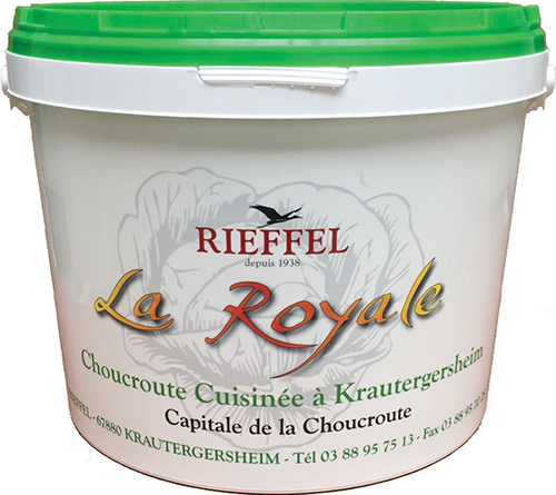 RIEFFEL CHOUCROUTE LA ROYALE CUISINÉE À KRAUTERGERSHEIM code EAN 3442250000541 