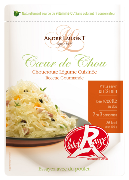 CHOUCROUTE LÉGUME CUISINÉE LABEL ROUGE RECETTE ...