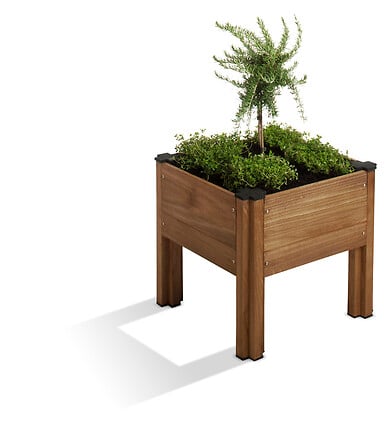 JARDIPOLYS Carré potager bas - 45x45x41,4cm