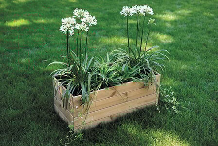 JARDIPOLYS Bac à fleurs Oléa - Rectangle - 100cm