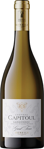 BONFILS AOP LANGUEDOC BLANC 2024 
OU AOP LA CLAPE ROUGE  2023
CHÂTEAU CAPITOUL GRAND TERROIR code EAN 3443660006086 