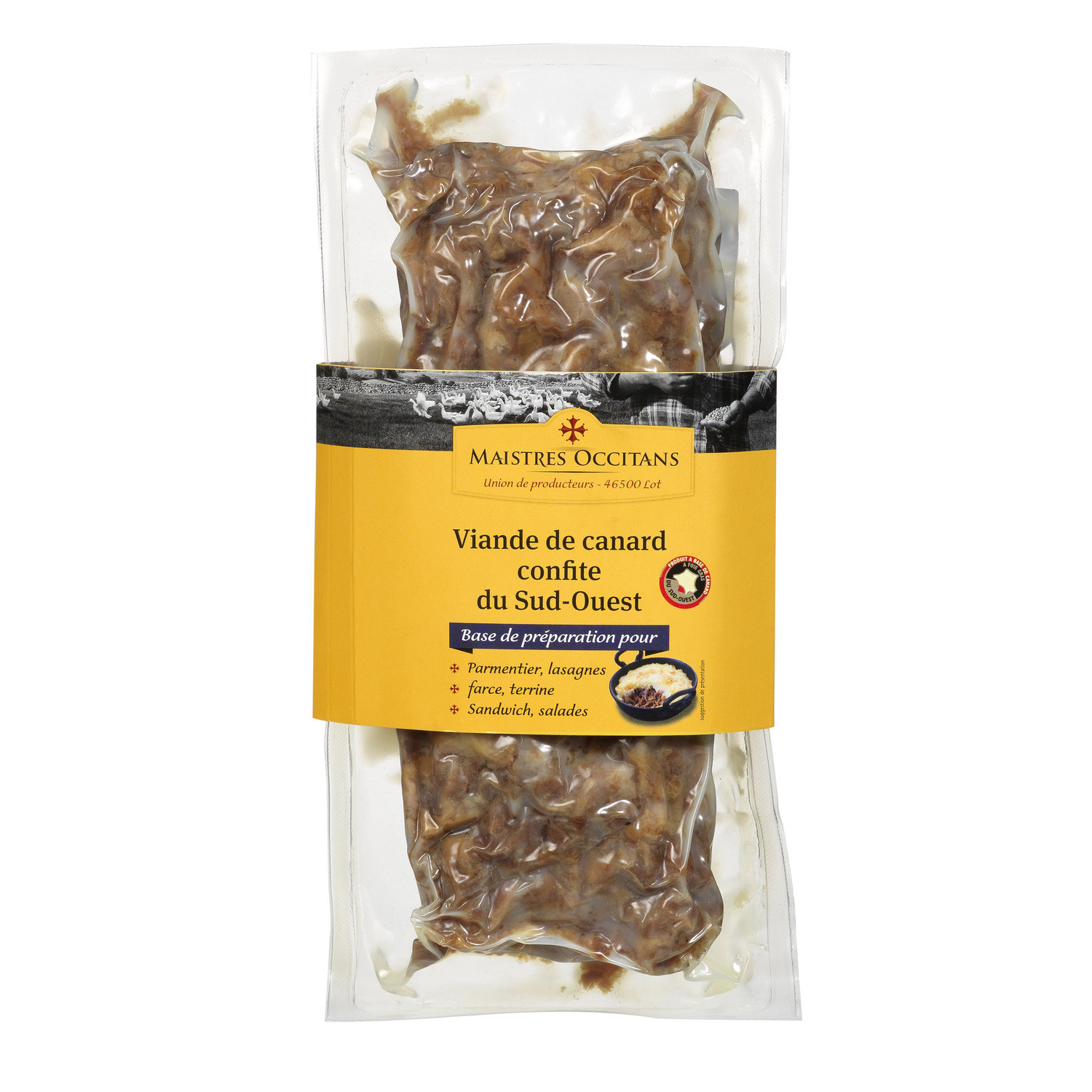 Viande de canard confite prête à cuisiner MAIST...