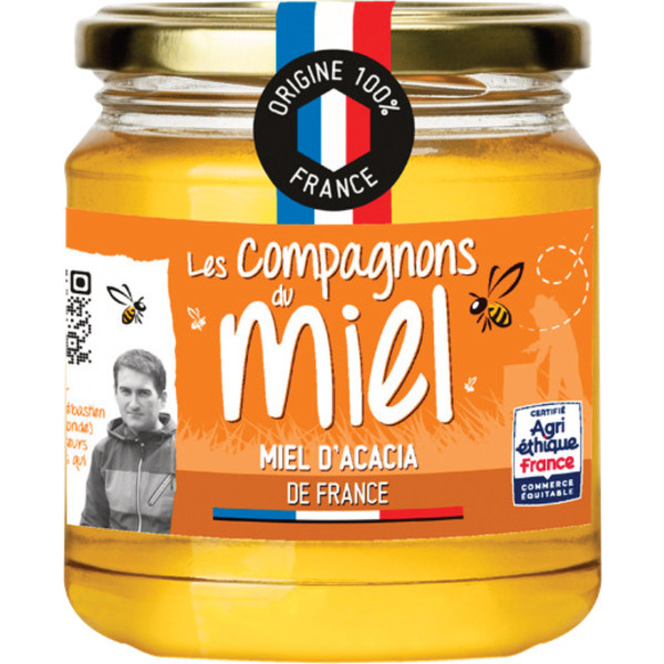 LES COMPAGNONS DU MIEL MIEL D'ACCACIA DE FRANCE
 code EAN 3445731105827 