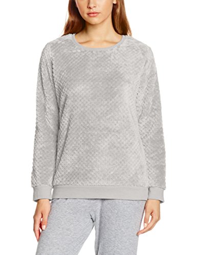 Melissa Brown Af.basic.swe3.mz, peignoir femme, gris, large (taille fabricant: l) 3446630270449 (3446630270449)