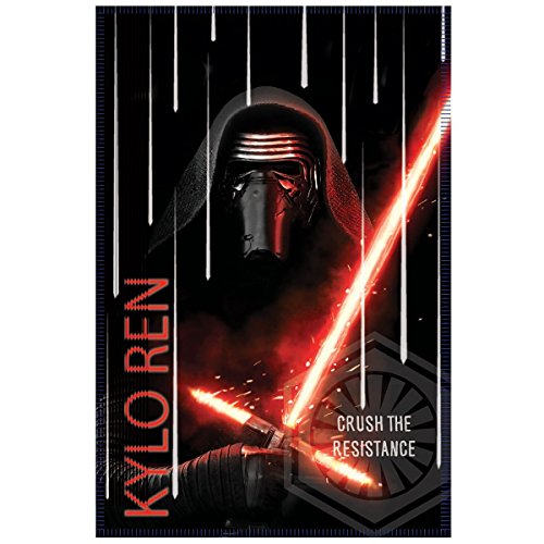 Star Wars Couverture plaid polaire garçon kylo ren - noir - tu code EAN 3448411413533 