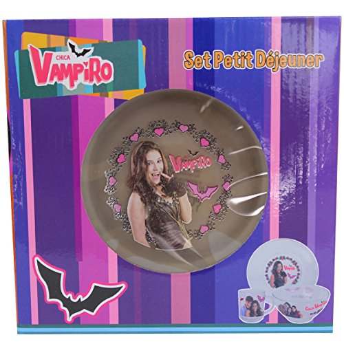 Assiette bol tasse fille - violet - tu