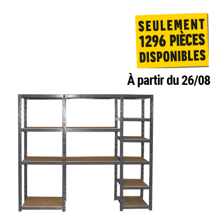  ÉTAGÈRE TRIPLE ENTIÈREMENT MODULAIRE code EAN 3448610113555 