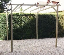 ALTONA Pergola droite - Bois - 3x3m code EAN 3448610116310 