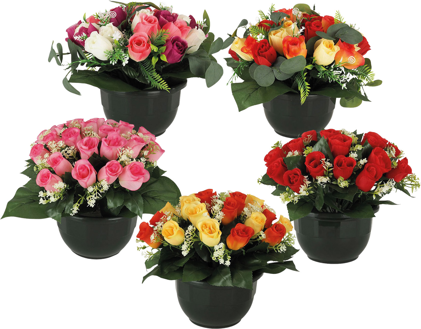  COMPOSITIONS DE ROSES ET FEUILLAGES code EAN 3448744800192 