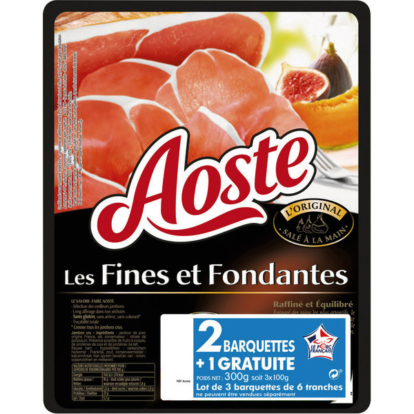 Jambon cru Les Fines et Fondantes