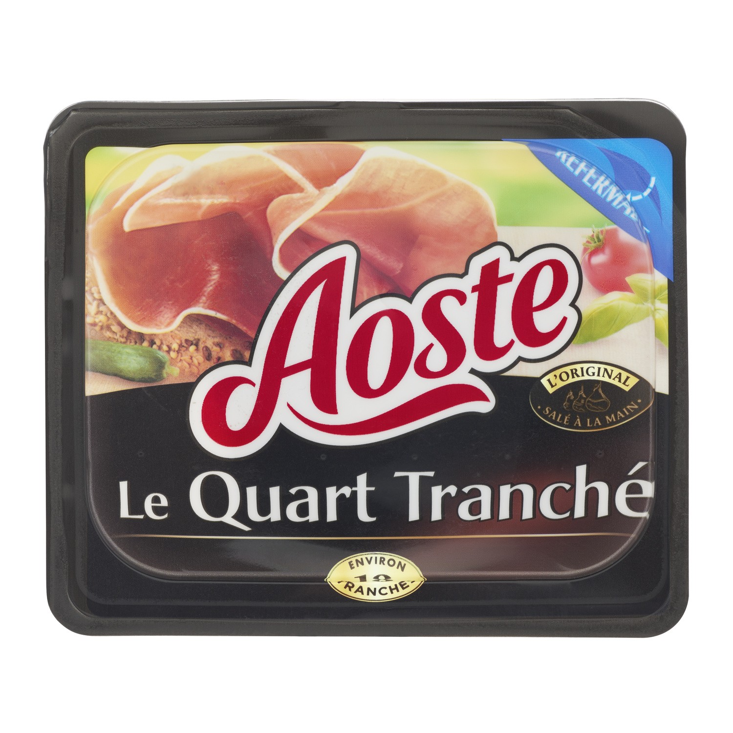 Jambon cru, quart pré-tranché AOSTE