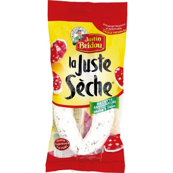 SAUCISSE LA JUSTE SÈCHE JUSTIN BRIDOU