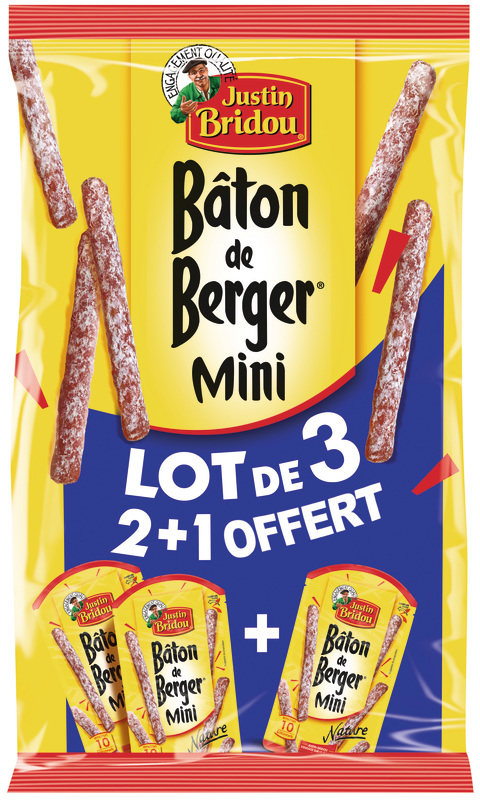 BÂTONS DE BERGER MINI NATURE justin bridou