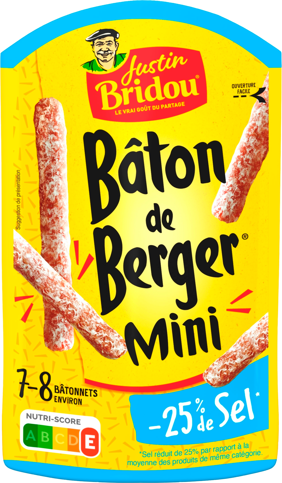 Bâton de berger mini -25% de sel
