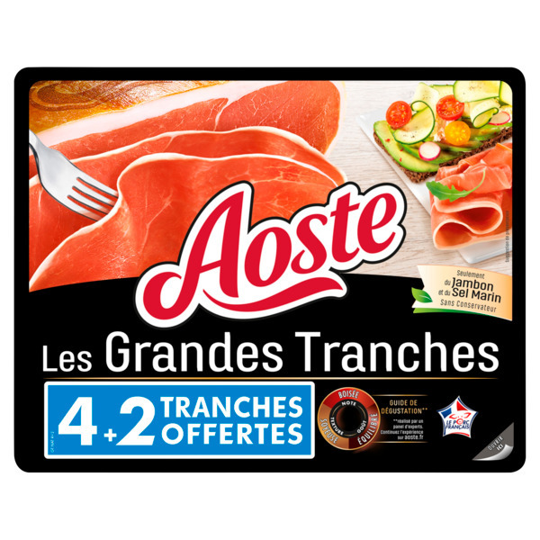  Jambon Cru Les Grandes Tranches Aoste code EAN 3449865281754 