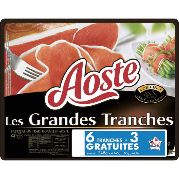 Jambon cru Les Grandes Tranches