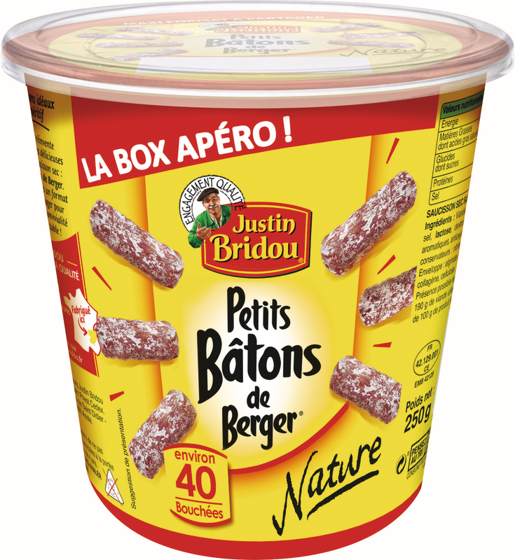 BOX APÉRO PETITS BÂTONS DE BERGER Justin bridou