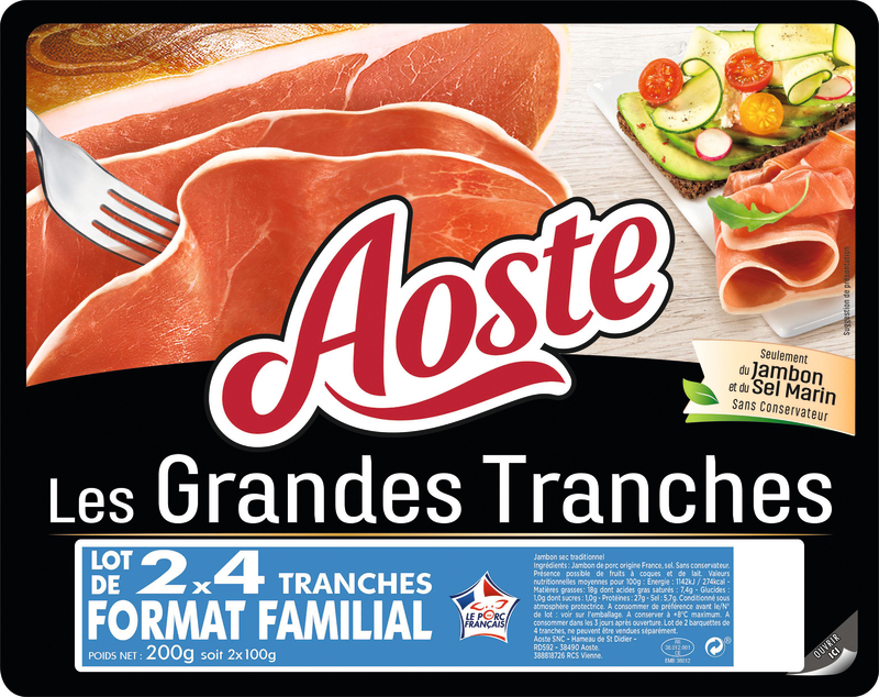 Aoste GRANDES TRANCHES Aoste code EAN 3449865293351 