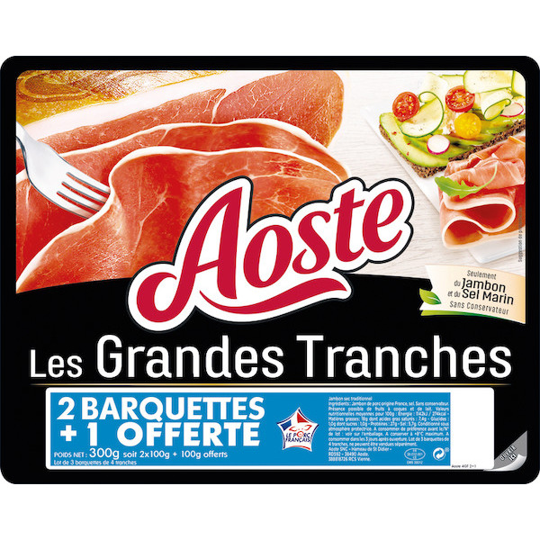 JAMBON LES GRANDES TRANCHES AOSTE