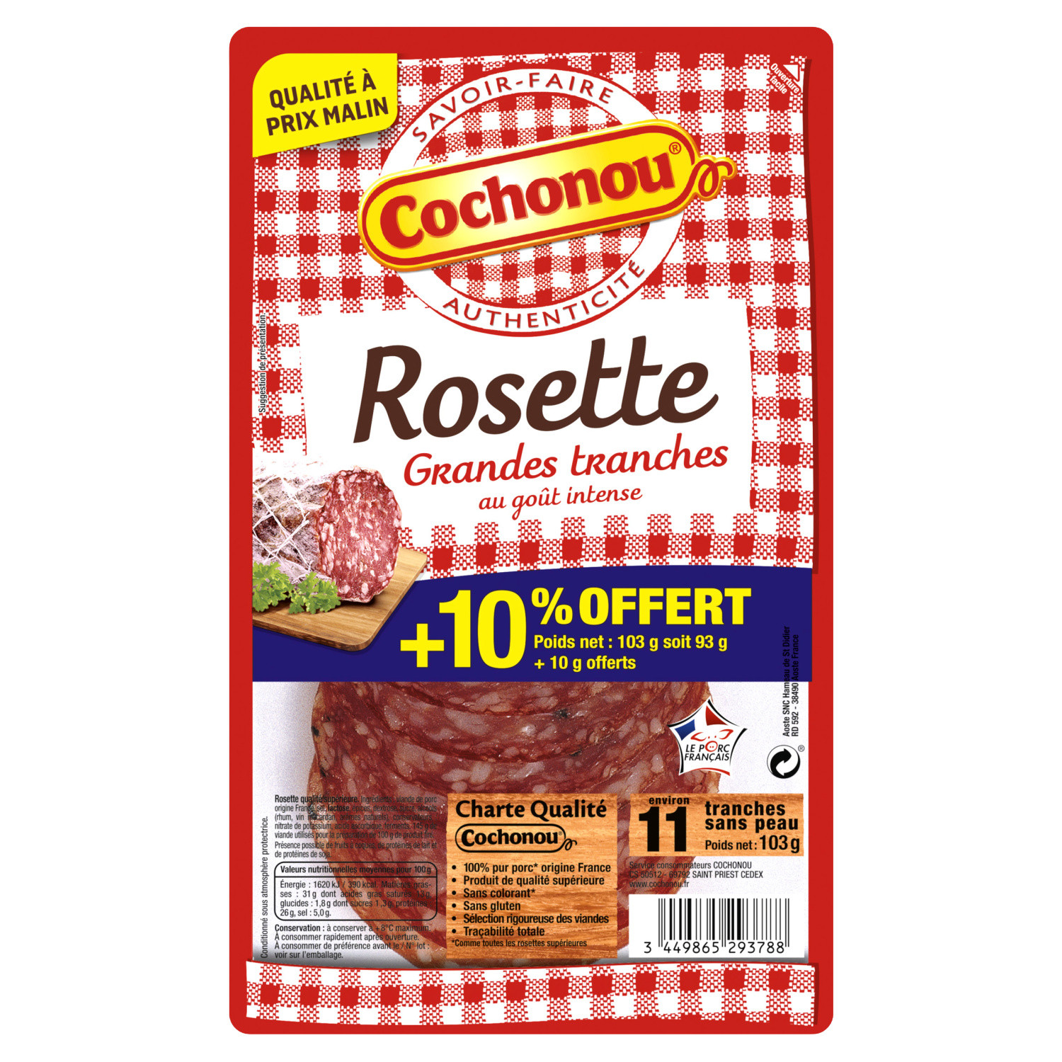 Rosette COCHONOU 3449865293788 COCHONOU Rosette COCHONOU 3449865293788 COCHONOU