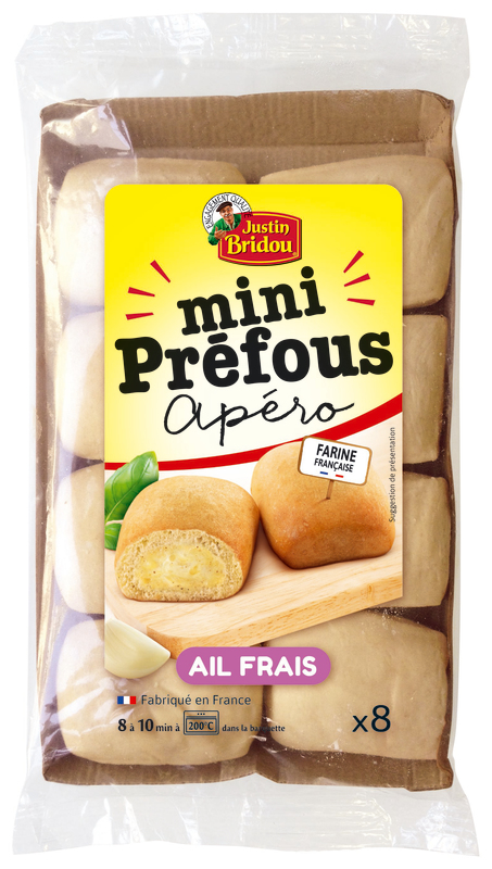 MINI PRÉFOUS APÉRO AIL FRAIS Justin bridou