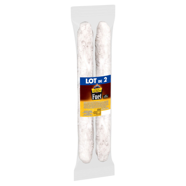 LOT DE 2 SAUCISSES FUET 
