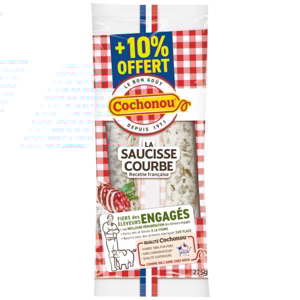 La Saucisse Courbe Cochonou 3449865400704 