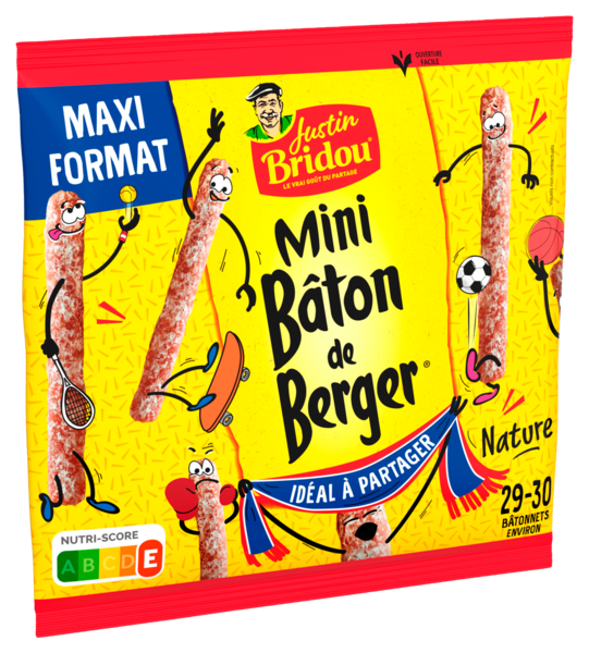 MAXI FORMAT 
MINI BÂTON DE BERGER NATURE
JUSTIN...