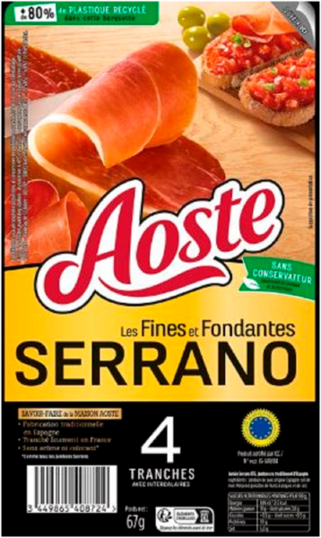  Les Fines Et Fondantes Aoste code EAN 3449865407444 