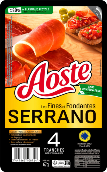 AOSTE Les Fines Et Fondantes Aoste Stg code EAN 3449865408724 