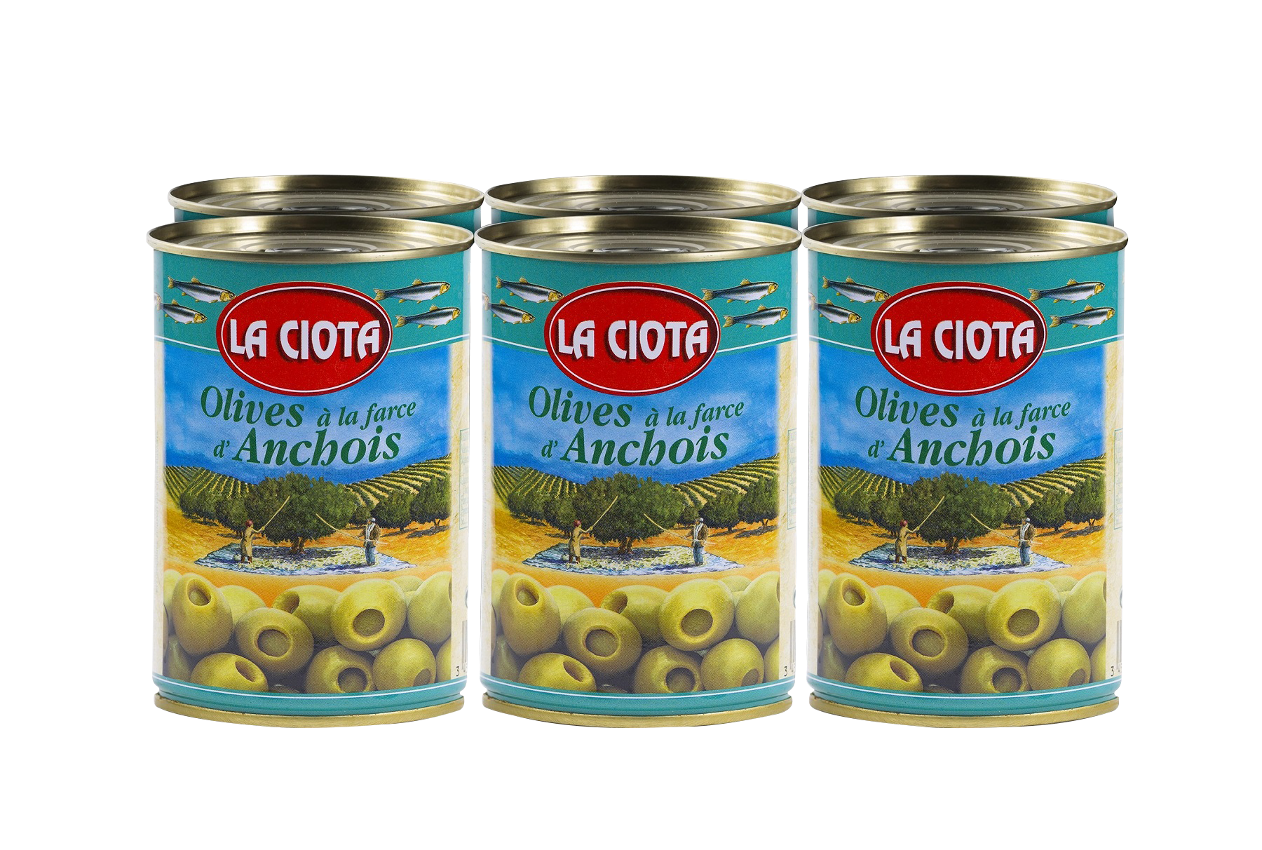OLIVES A LA FARCE D'ANCHOIS OU DE POIVRONS 3450120003875 LA CIOTA OLIVES A LA FARCE D'ANCHOIS OU DE POIVRONS 3450120003875 LA CIOTA