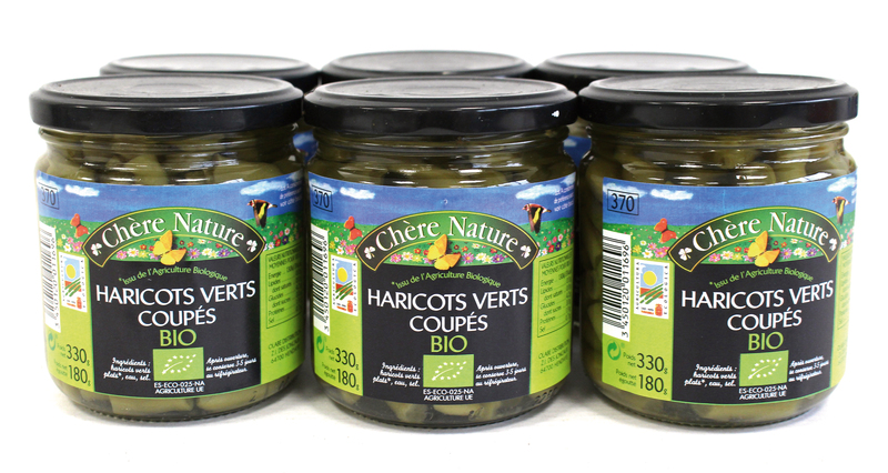 HARICOTS VERTS COUPÉS BIO Chère nature 3450120013034 Chère nature HARICOTS VERTS COUPÉS BIO Chère nature 3450120013034 Chère nature