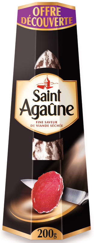 saint agaûne SAUCISSON saint agaûne code EAN 3450160004887 