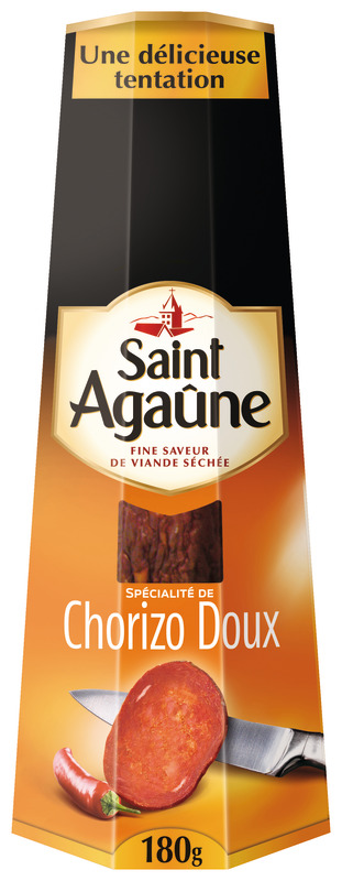 saint agaûne CHORIZO DOUX saint agaûne code EAN 3450160007680 