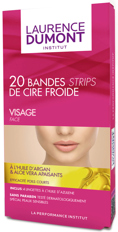 BANDES DE CIRE FROIDE VISAGE LAURENCE DUMONT