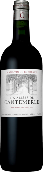 LES ALLÉES DE CANTEMERLE AOP HAUT-MÉDOC ROUGE 2019
 code EAN 3450301180494 