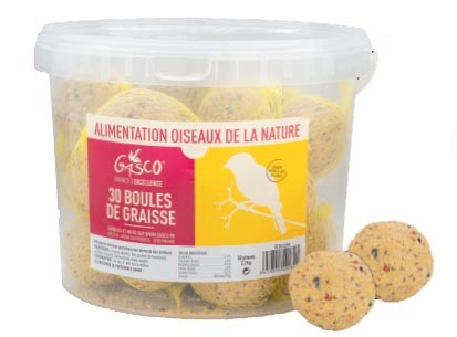 30 BOULES DE GRAISSE