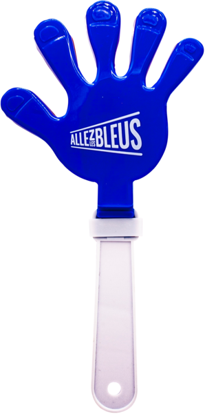 ALLEZ LES BLEUS Clap main "Allez les bleus" sous licence officielle code EAN 3450652081037 
