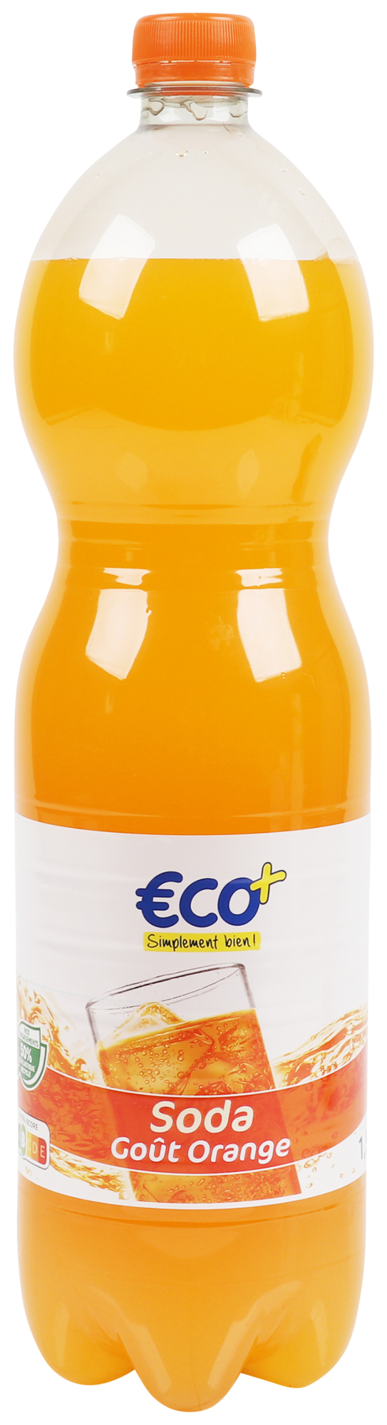 ECO+ SODA GOÛT ORANGE code EAN 3450970004664 