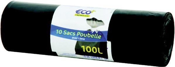 SACS POUBELLE AVEC LIENS